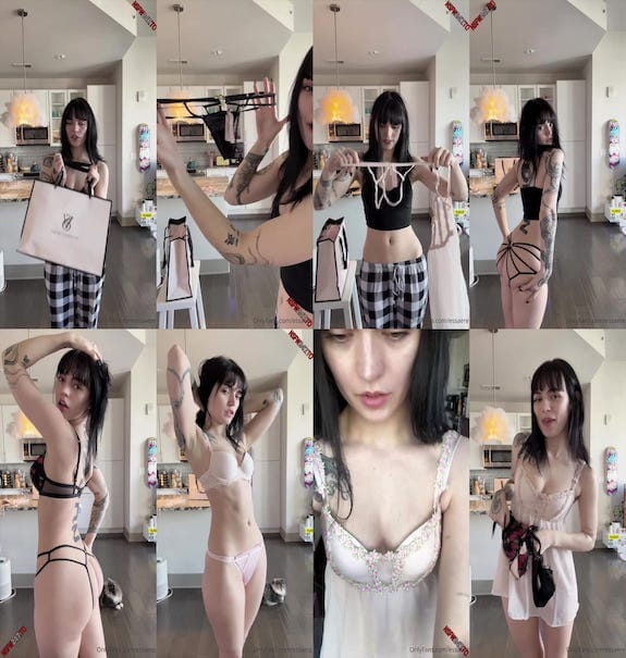 essaere Victorias Secret Try-on Haul video leaked