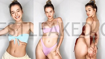 Lea Elui Deleted Sexy Bikini Try On video leaked
