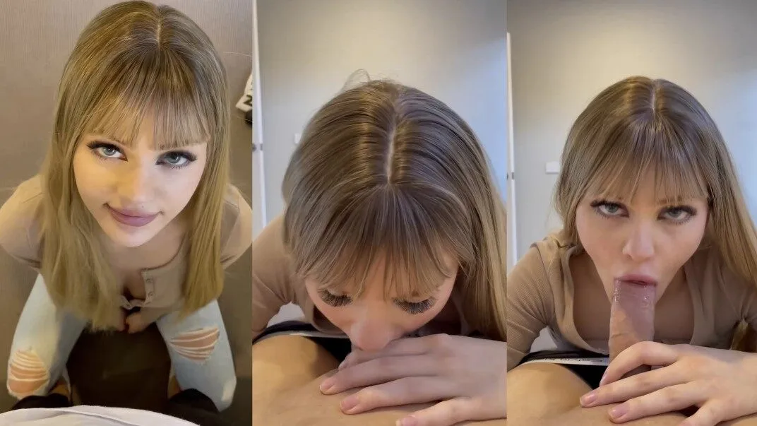 Mila Sobolov POV Blowjob OnlyFans video leaked