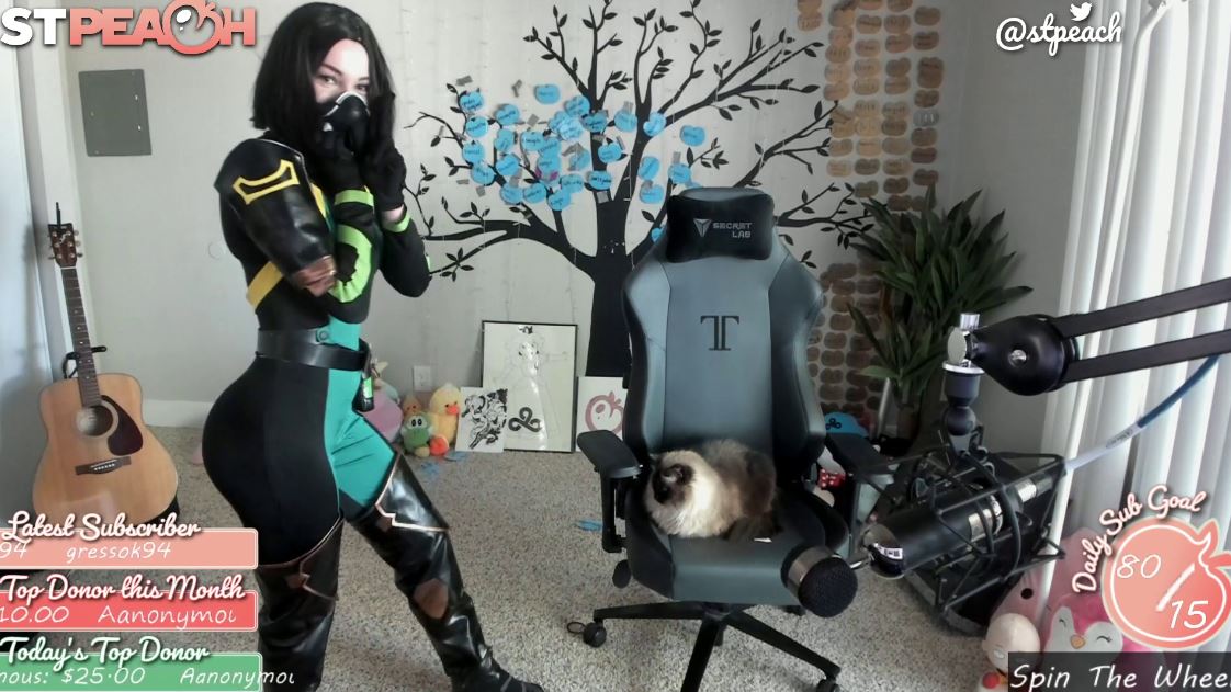 STPeach Viper Cosplay Big Ass Booty Twitch video leaked